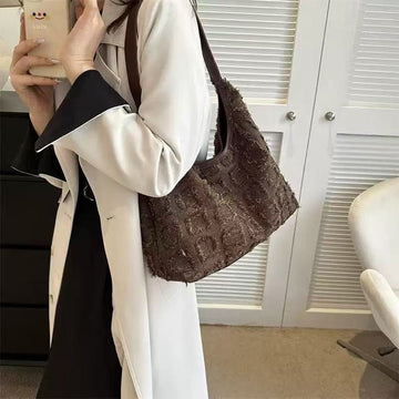 Premium Textured Shoulder Bag